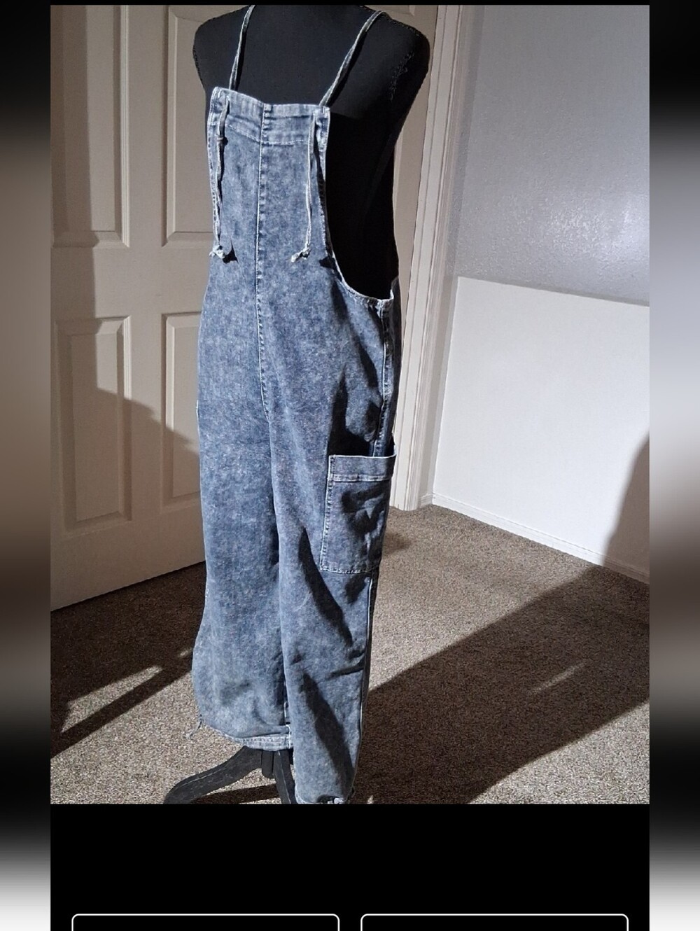 Vanilla Star Washed Blue Relaxed Jeans with Utility Pocket